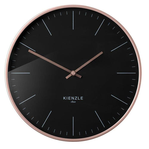 Kienzle Dcf Radio-control.wall Clock Modern 25CM Rose Gold/Blk. — image 1