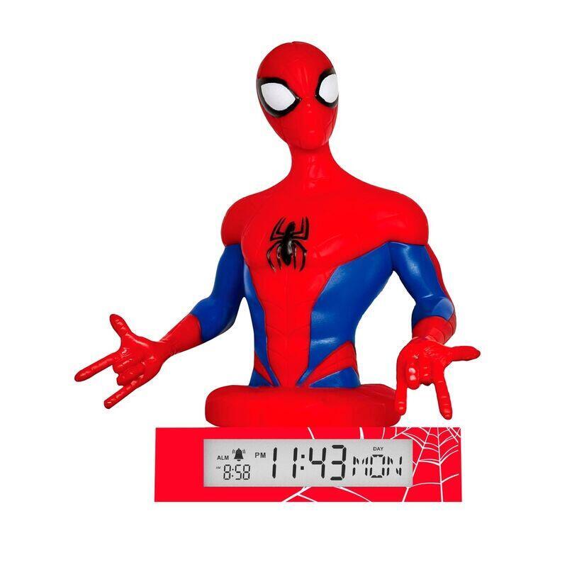 Lamp 3D With Despertador Spiderman Marvel