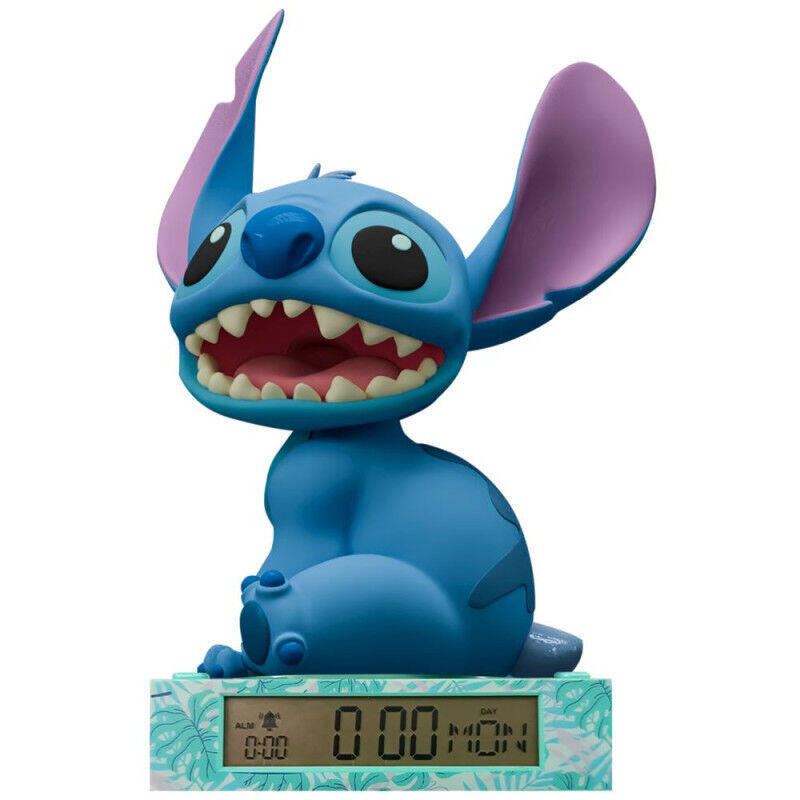 Lamp 3D With Despertador Stitch Disney