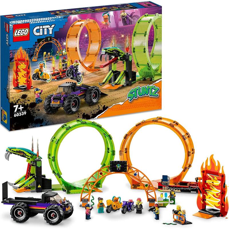 Lego 60339 Pista Acrobática With Double Rizo