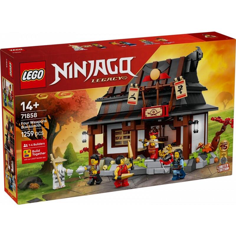 Lego Ninjago 71858 Herrero Cuatro Armas