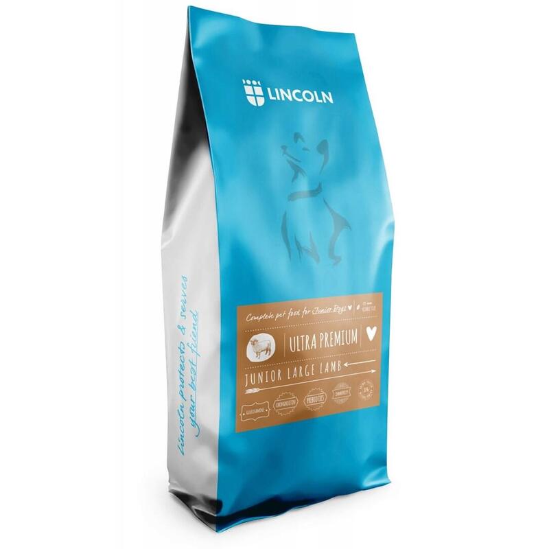 Lincoln - Cordero Con Arroz - Junior - Power Seca Perros - 12KG