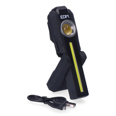 EDM Linterna LED Cob Redonda 200LM + Cob Front 200LM + Spot Top 50LM — image 1