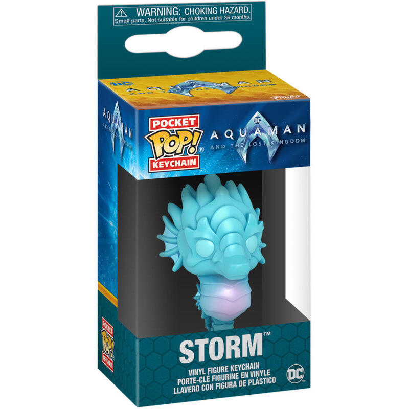 Keyring Pocket Pop DC Comics Aquaman And Reino Perdido Storm