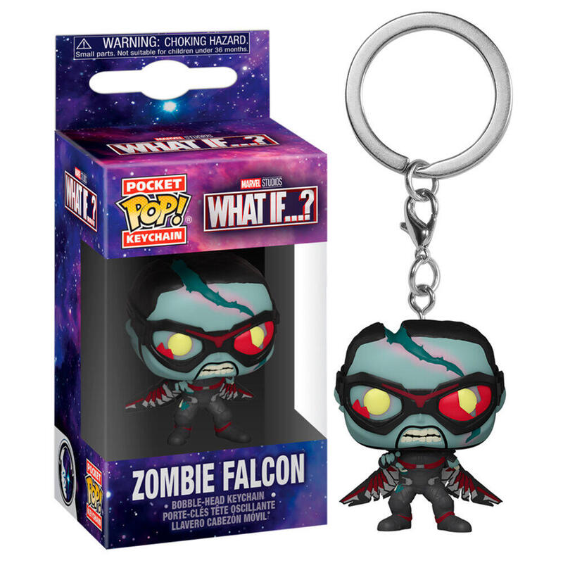 Keyring Pocket Pop Marvel What If Zombie Falcon