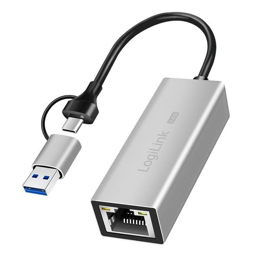 Adapter USB-A/-c 2,5G Ethernet, Grey — image 1