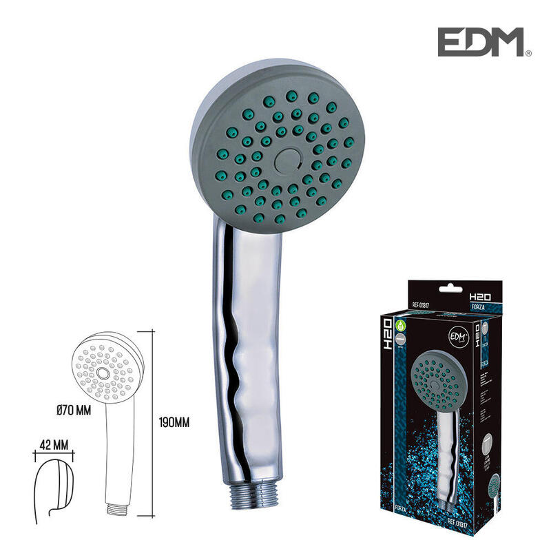 EDM Handle Ducha Anticalcareo. Colour Cromo.