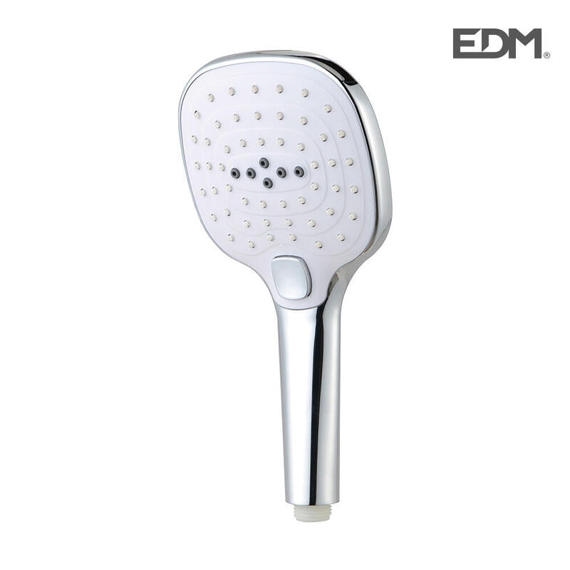 EDM Handle Ducha Anticalcareo. Square. 3 Funciones. Colour Cromo.