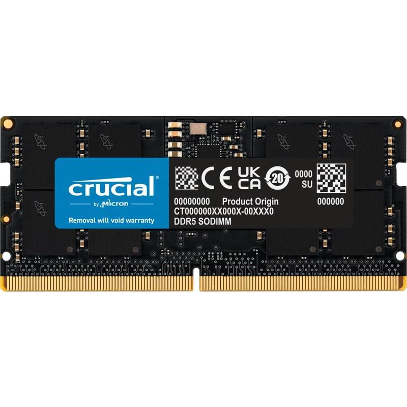 Crucial Memory 16GB DDR5-RAM So DIMM PC4800 Basic CL40 CB16GS4800