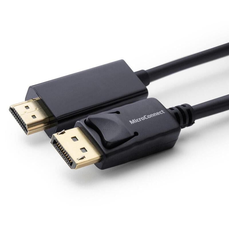 Microconnect MC-DP-HDMI-100 Adapter Cable Vídeo 1M DisplayPort Black