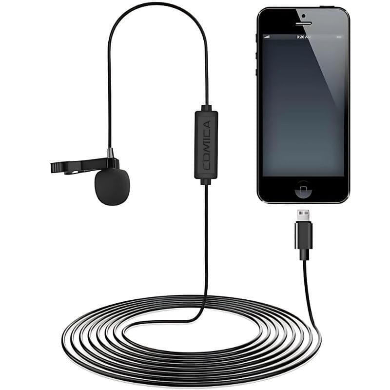 Microphone Comica Lavalier Smartphone Lightning 4.5M