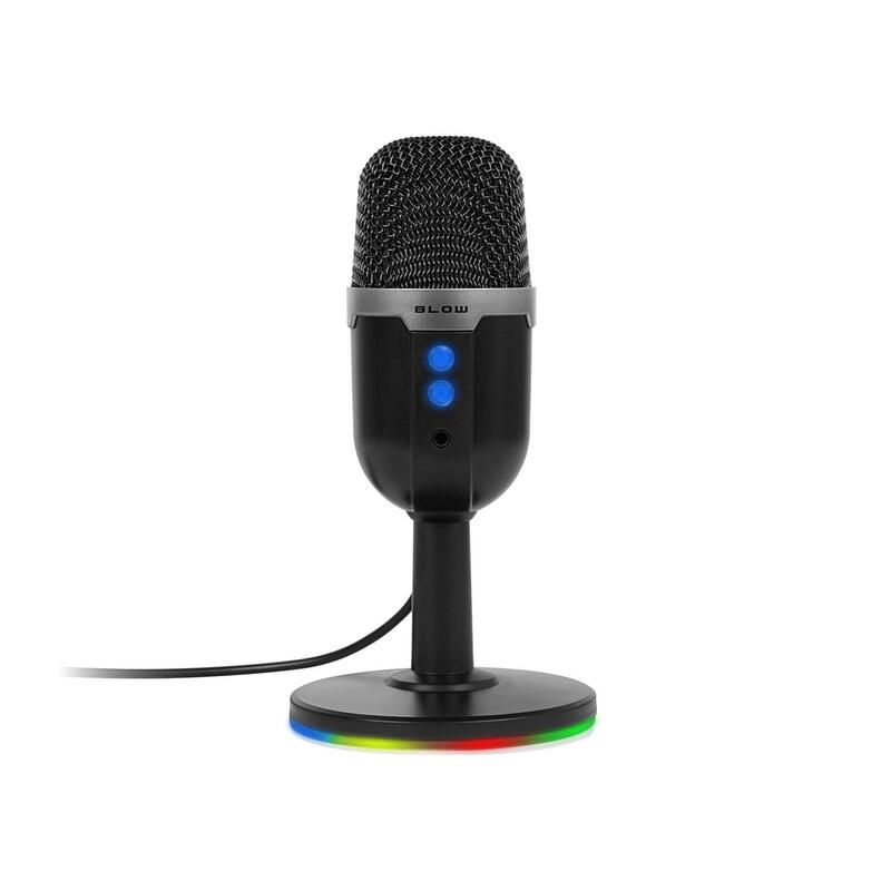 Blow Microphone Estudio With Stand LED