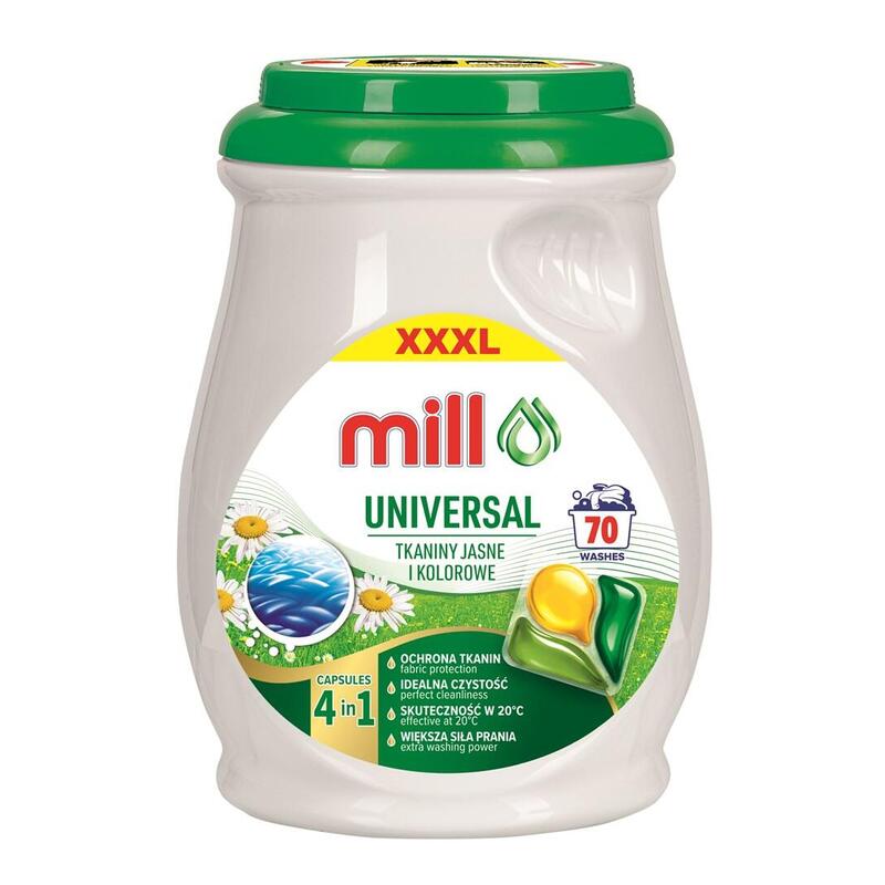 Mill Professional Cápsulas Universales Lavandería 3 Cameras 70 Units