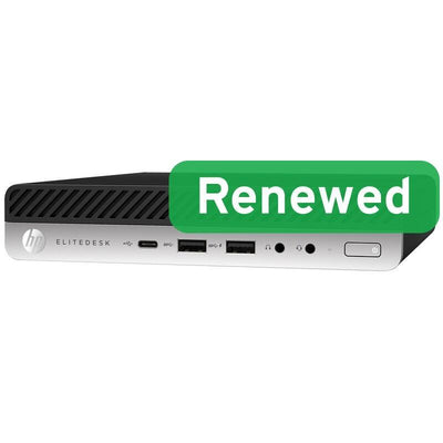 HP Mini PC Refurbished Grade a Elitedesk 800 G4 I5-8500T 8GB 256GB SSD Intel UHD Graphics 630 Wi-Fi W11 Pro — image 1