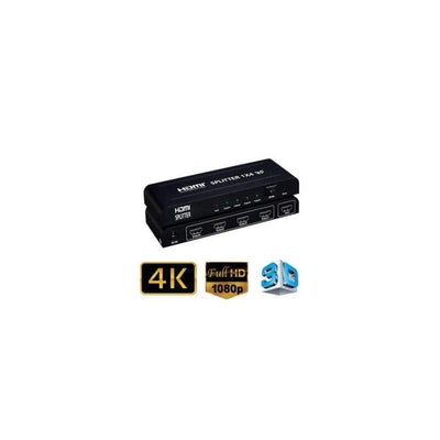 Multiplicador 4 Salidas HDMI 4K Full HD 3D 15 Metres 5V — image 1