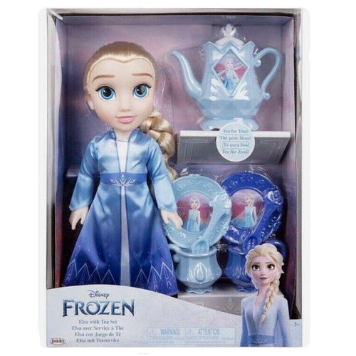 Muñeca Elsa Set Of Te Frozen Disney 38CM — image 1