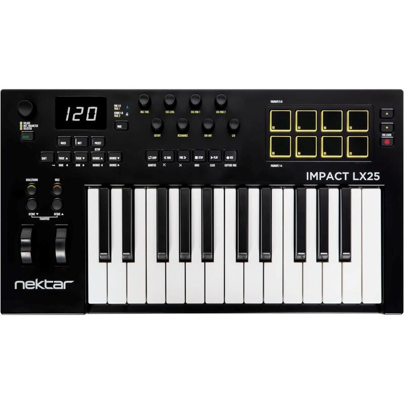 Nektar Impact Lx 25 Mkiii - Keyboard Midi 25 Keys Usb, Black