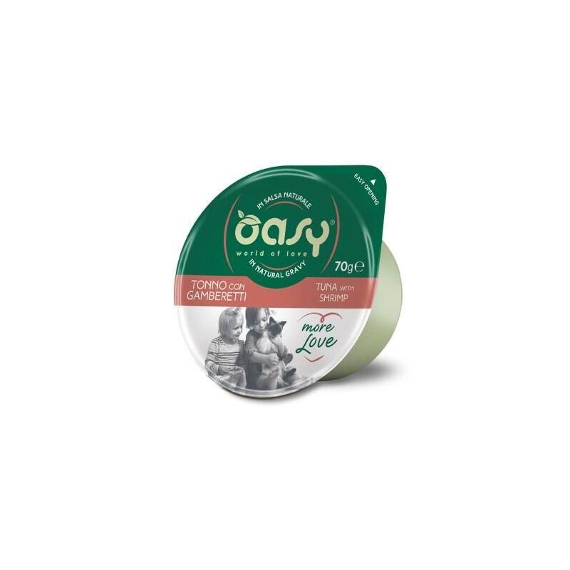 Oasy More Love Tuna With Shrimp Cup 70GR