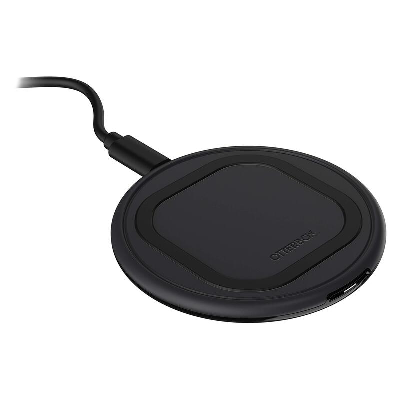 Otterbox Wireless Charging Pad 10W + Eu Wall Charger 18W + USB A-micro USB Cable Black