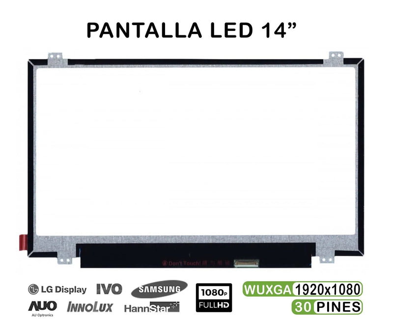 Screen LED 14 Laptop B140HTN01.F