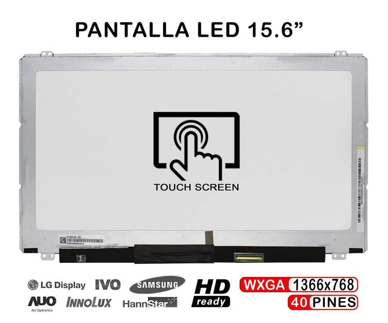 Screen Touchscreen LED 15.6 Laptop NT156WHM-A00