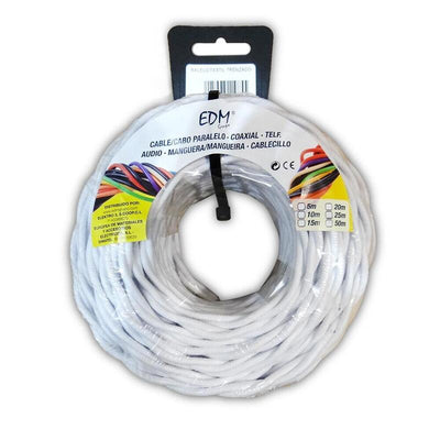 Paralelo Textil Trenzado 3X1,5MM White 25M — image 1