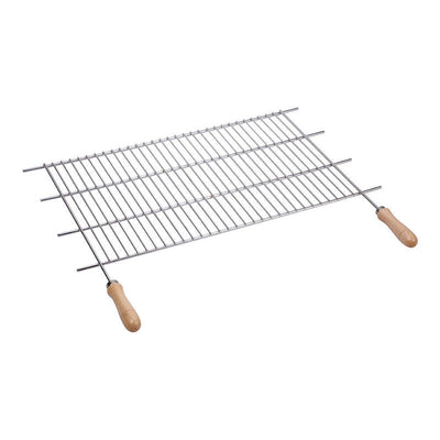 Sauvic Parrilla Barbecue Zinc. 100X40CM Asas Wood — image 1