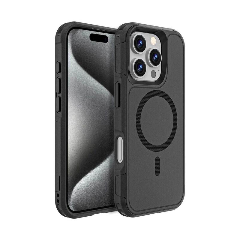 Pedea Shockproof Case Fr Apple Iphone 16 Pro, Black Bulk
