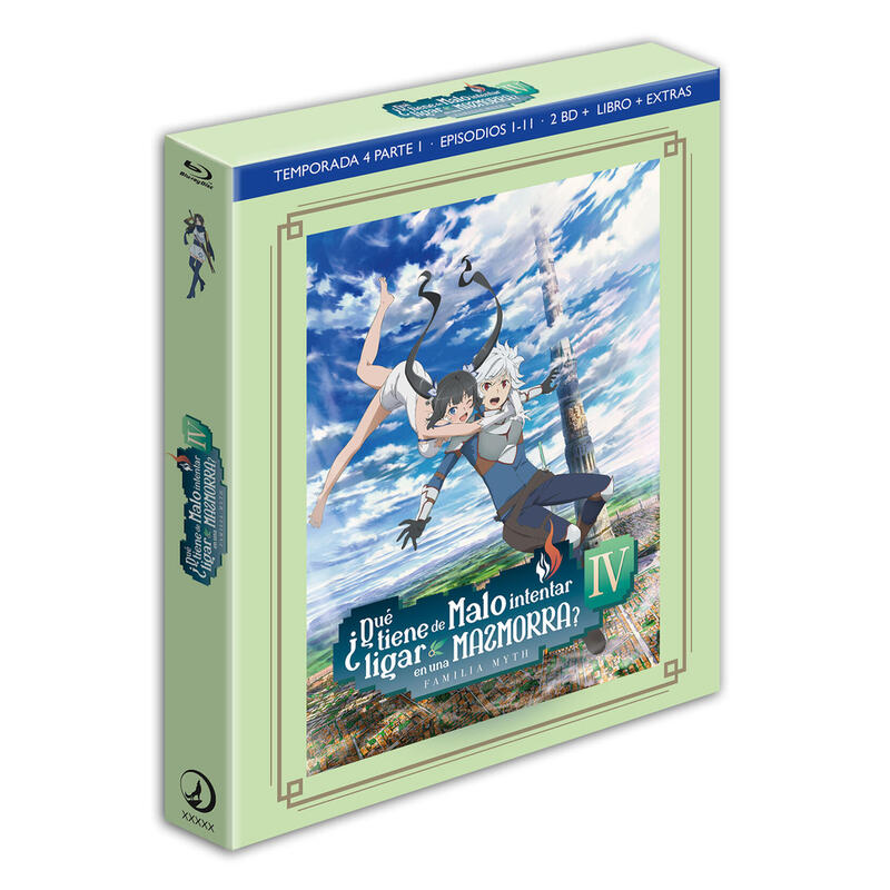 Film Danmachi TEMP.4 1ª (EPISODIOS.1-11) - Bd Blu-ray