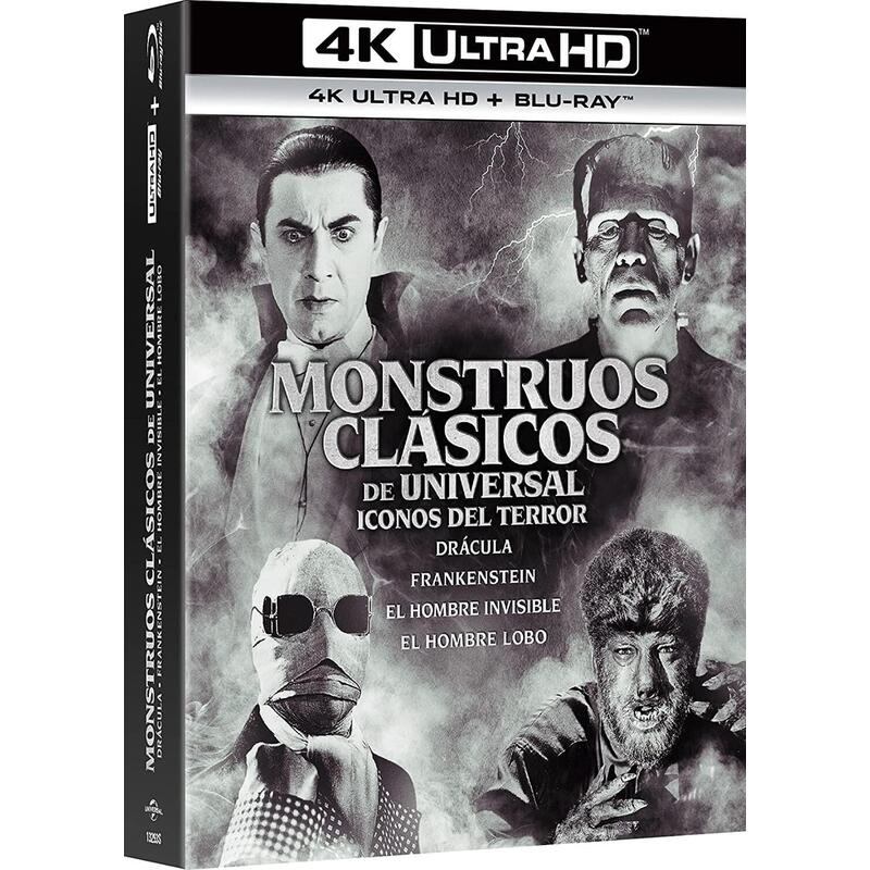 Film Monstruos Clásicos Pack (4K UHD + Bd) - Bd Blu-ray