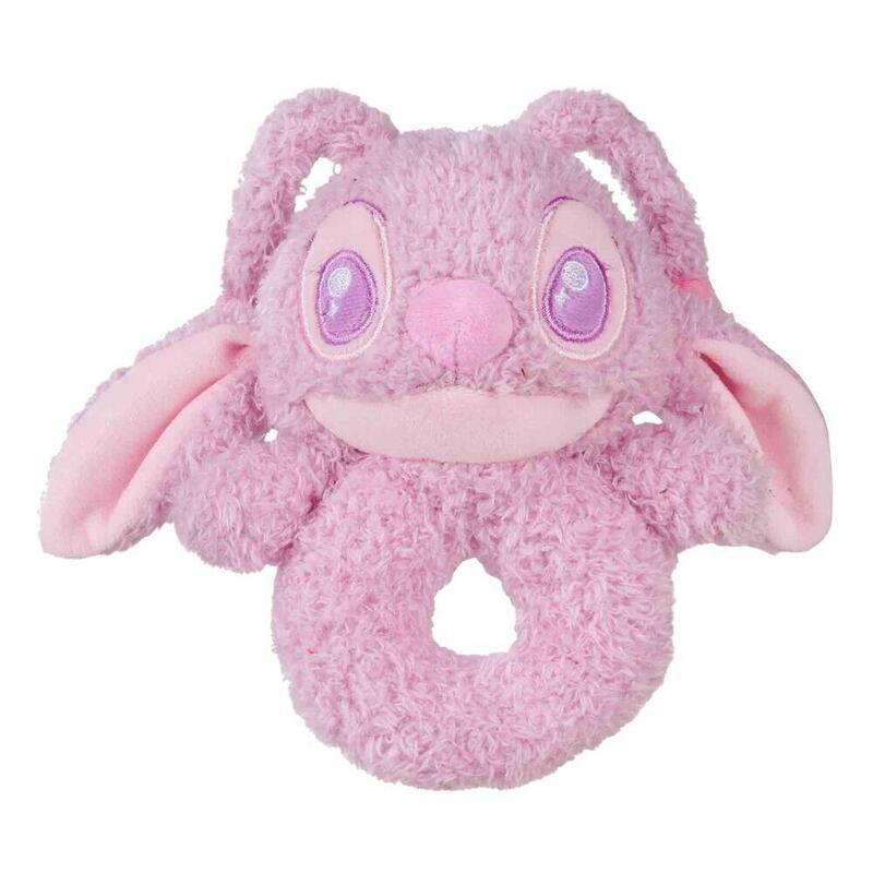 Plush Toy Sonajero Angel Stitch Disney