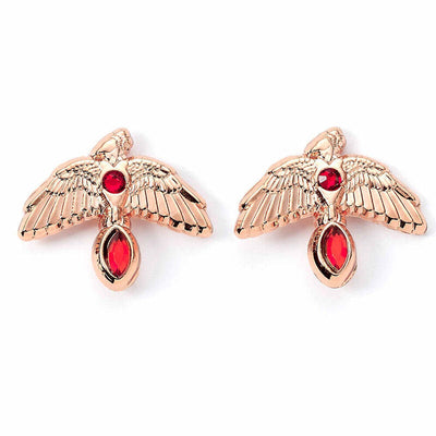 Pendientes Fawkes Rose Gold Harry Potter — image 1
