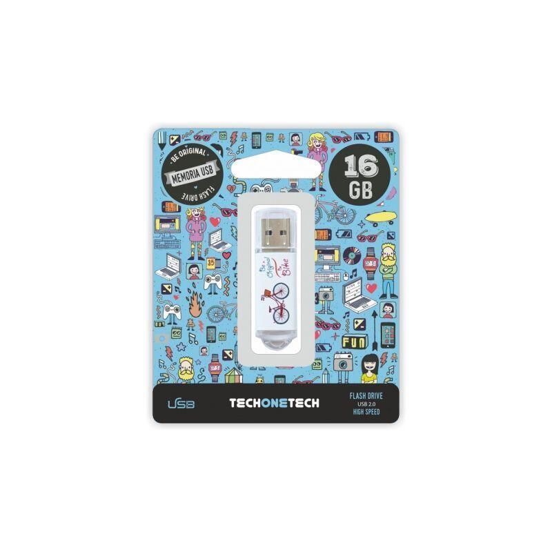 Tech One Tech USB Flash Drive 16GB Be Bike USB 2.0