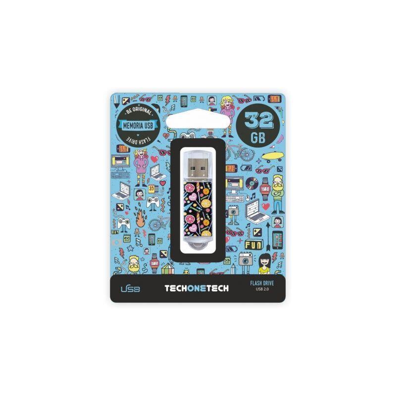 USB Flash Drive 32GB Tech One Candy Pop USB 2.0