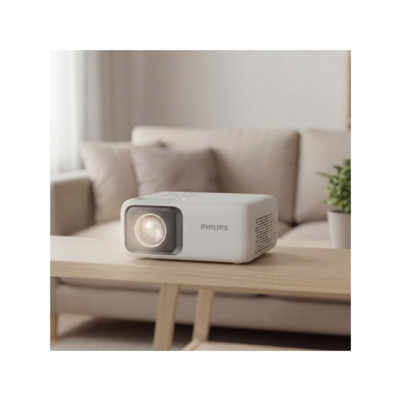 Philips Neopix 106 Projector, 1280X720, 1.2:1, 500:1, Gray