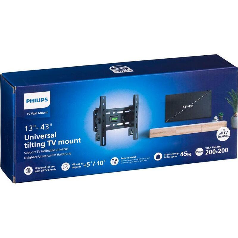 Philips TV-wandhalterung Universal 13-43 Tiltable 45KG