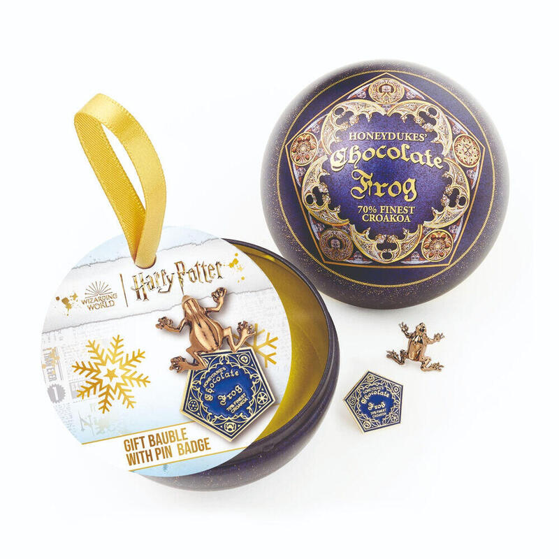 Pin Rana Chocolate + Bola Navidad Harry Potter