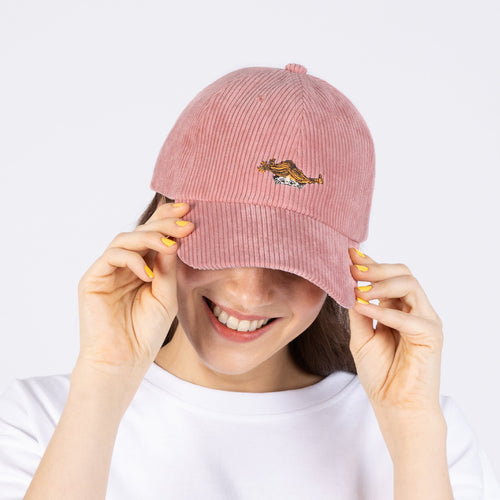 Pippi Corduroy Dad Cap - Pink
