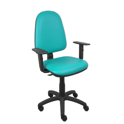 Piqueras And Crespo Chair Aýna Similpiel Turquesa Arms Regulables — image 1