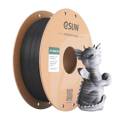 Pla Matte Dual 1,75MM Black White 1KG — image 1