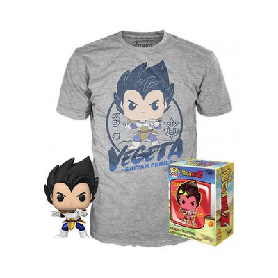 Funko Pop & Tee Dragon Ball Z Vegeta + T-shirt Size S — image 1