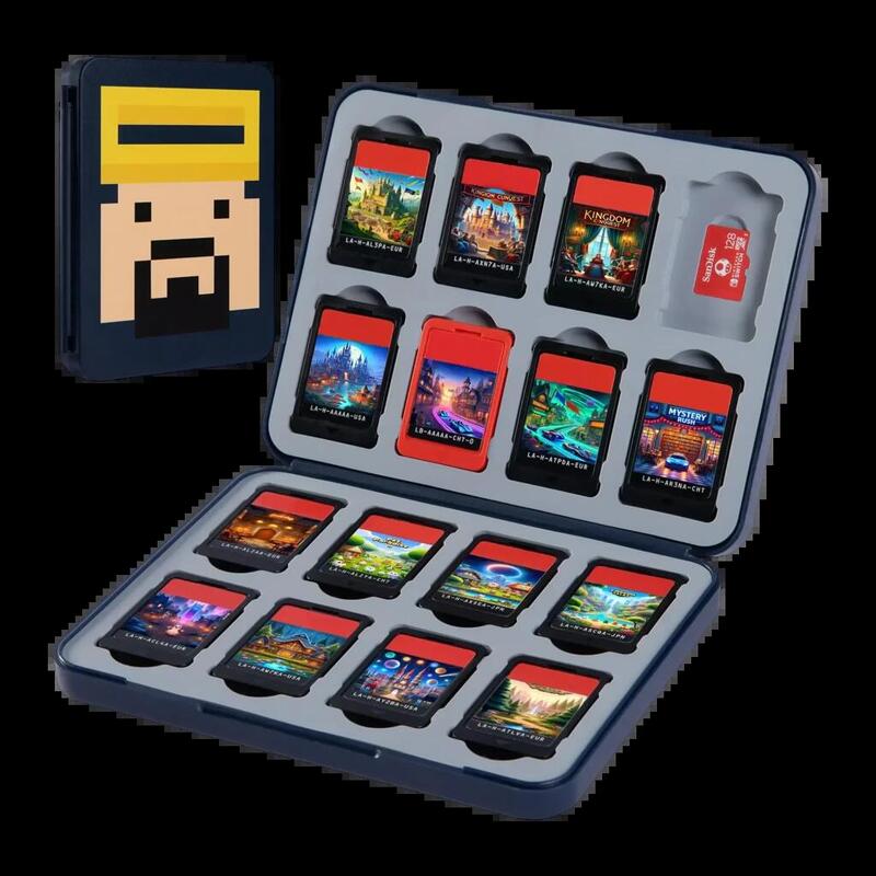 Funlab Porta Cards Switch Game Card Holder Dave Collab Edition