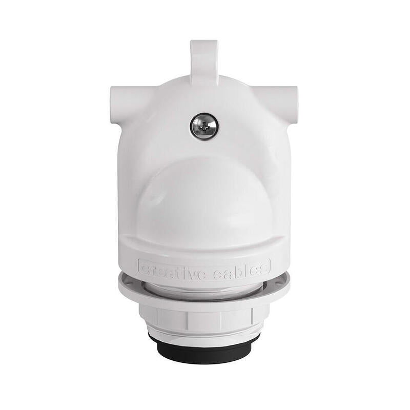 Portalámparas E27 With Gel Outdoor Double Output IP65 White