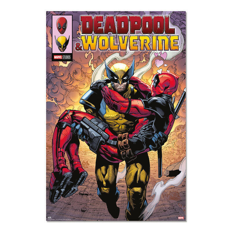Poster Deadpool &38, Lobezno Marvel