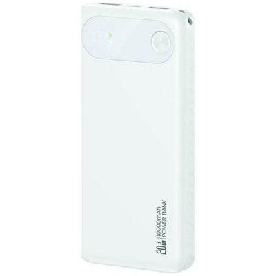 Powerbank PB80 10000MAH 20W Pd 2x USB-A + USB-C Bialy — image 1