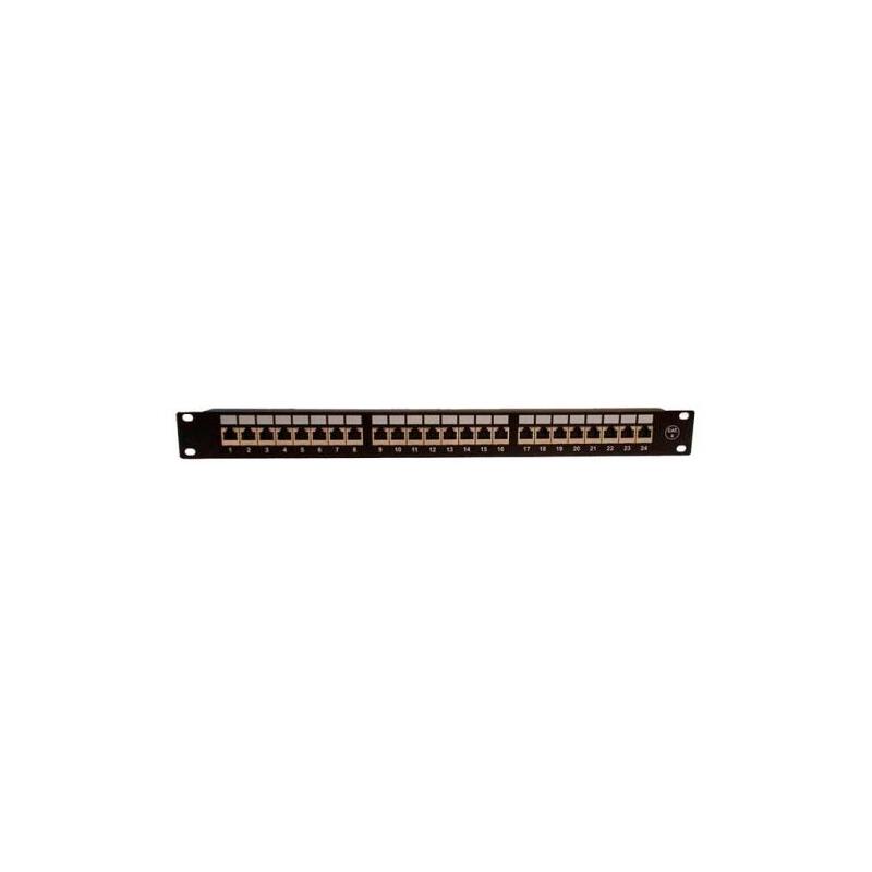 Powergreen Patch Panel 24 Ports CAT.6 FTP
