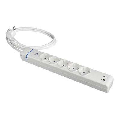 Solera Prolongador With 5 Sockets 2P + T, 16A 250V. MÁX.3680W 850°C Gwt 51ILAC — image 1