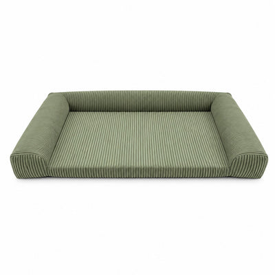 Carré Memory Foam Dog Mattress – Olive Green, XL
