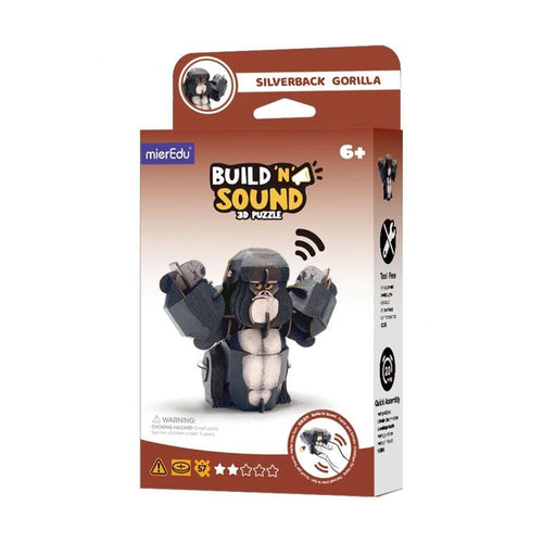 Puzzle 3D Mieredu Buduj I Sluchaj - Goryl — image 1