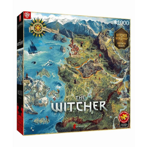 Puzzle Good Loot: The Witcher - The Northern Realms Map, 1000 Elementów — image 1